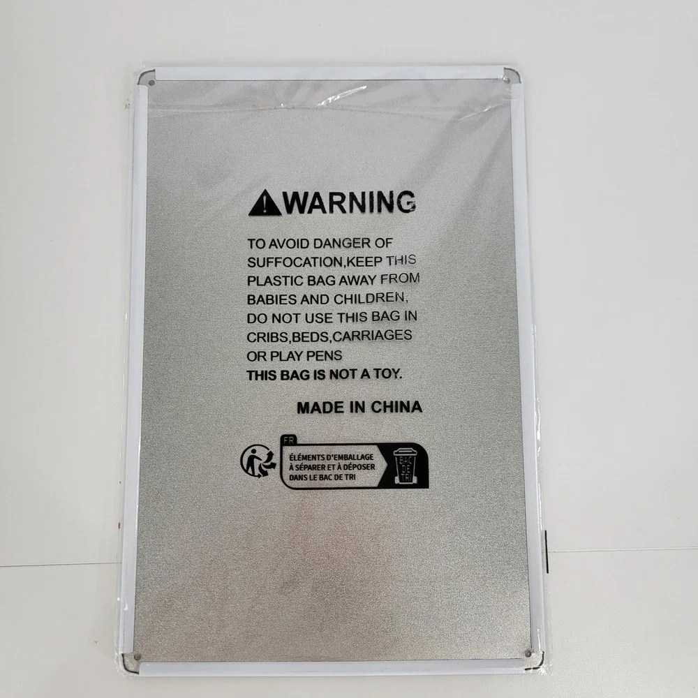 Metal Sign Wall Art Caution Honeybees‎ Sting Do Not Enter Yellow Black